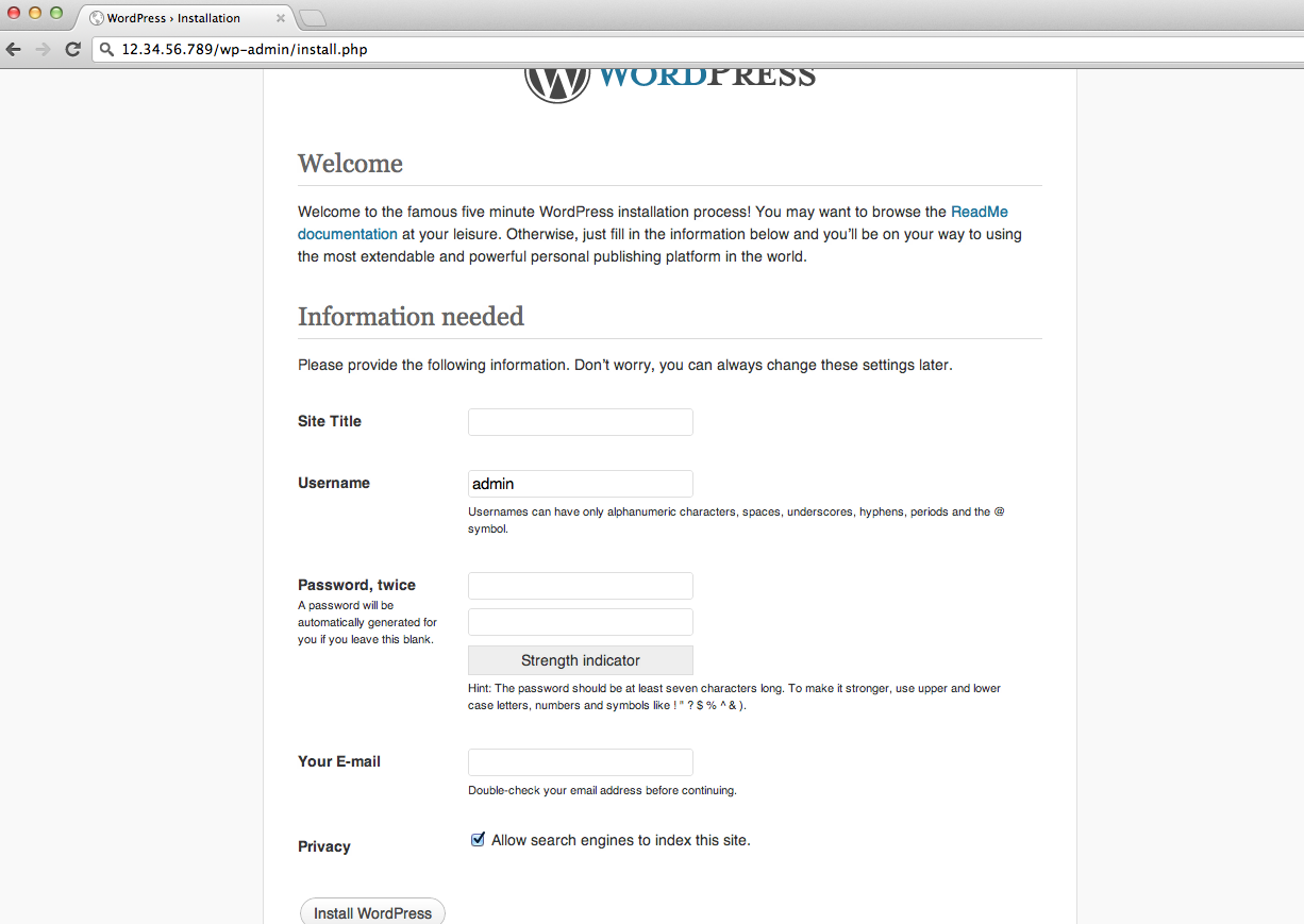 Yearly Wordpress Hosting